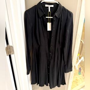 Black Button-Up Dress
